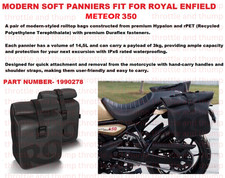 MODERN SOFT PANNIERS," FIT FOR ROYAL ENFILED METEOR 350