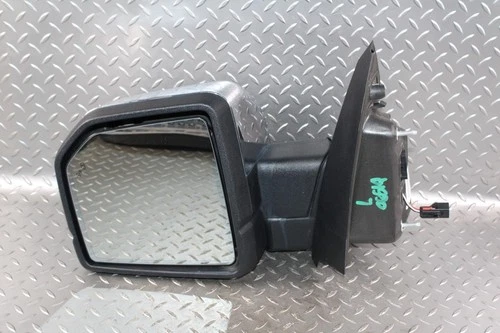 15-18 F150 *BUBBLING* Chrome Driver Side Left LH Power Door Mirror Blind Spot OE