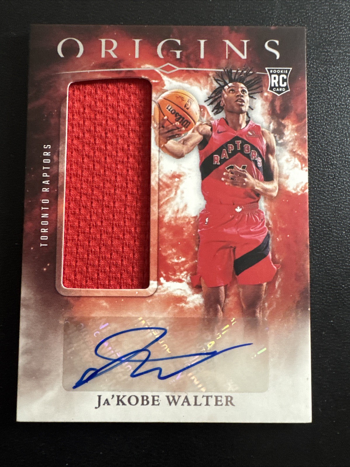 2024-25 Panini Origins Basketball Ja'kobe Walter Rookie Patch Auto 