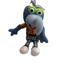 Disney Gonzo Plush Toy The Muppets Blue Yellow Shirt Black White Pants 8 Inch