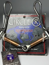 ⭐️ Reinsman Circle R  * CR424 Argentine Bit * Smooth Copper Snaffle * NEW