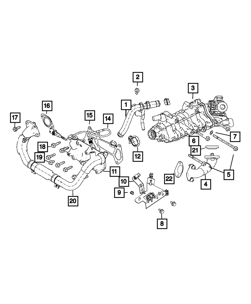 Genuine Mopar Hex Flange Head Bolt 68132572AA
