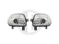 Designsatz Scheinwerfer Dragon-Lights Klarglas/Chrom FüR Renault Clio 1998-2001