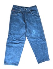 Delf Denim Inovation DFJ Russia Y2K Skater Baggy Blue Jeans 100% Cotton 36 X 32