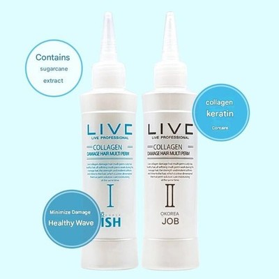 LIVE Collagen Damage Hair Multi Perm Damaged Hair Wave Perm Made in korea NEW