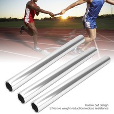 Rodipu Bâtons De Relais Athlétisme Aluminium - Lot De 3 Couleur Verte
