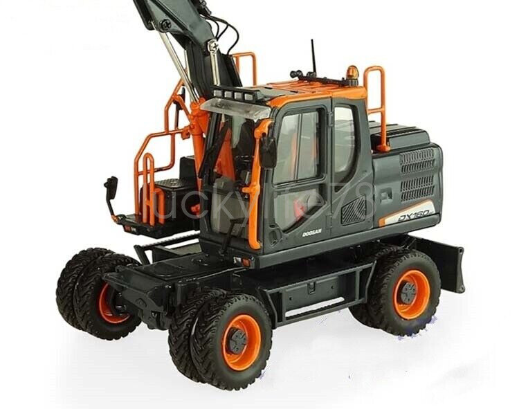1:50 DOOSAN DX160W Wheeled Excavator Equipment Contruction