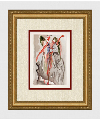 AUTHENTIC 1960 Salvador DALI Woodcut 