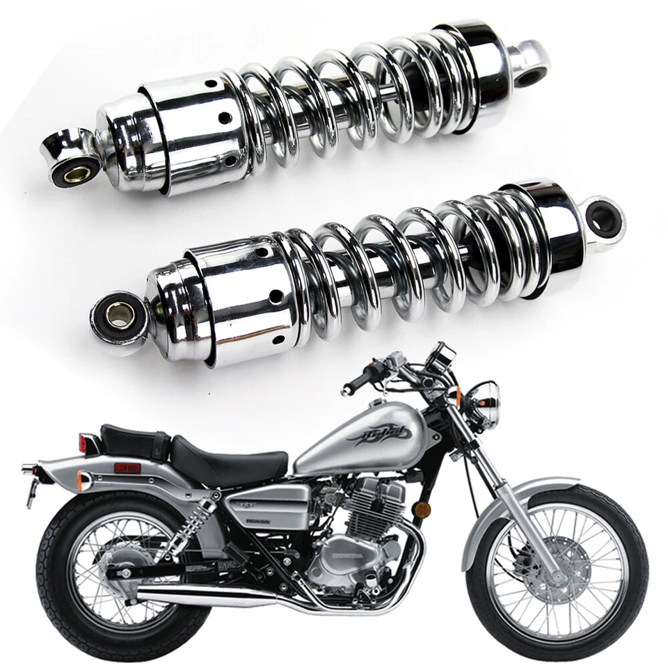 Rear Shocks Absorber Suspension For Honda Rebel 250 CMX250 CA250 1986-2015 10.5" — 第 3/4 张图片