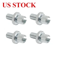 4xFor Honda Yamaha Kawasaki Brake Clutch Cable Adjuster 8mm Larger Nut Bolts Kit