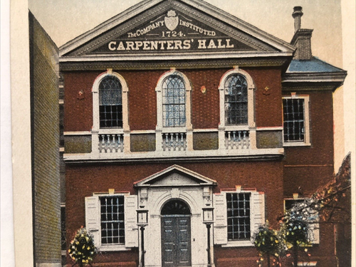 Postal de colección Pennsylvania Philadelphia Carpenters Hall - Imagen 4 de 9