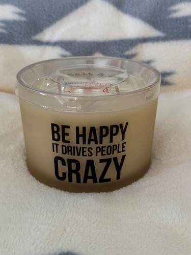 NWT Primitives By Kathy Jar Candle Be Happy Sea Salt & Sage 14 oz. 30 Hour Burn - Picture 17 of 20