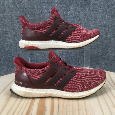 Adidas Shoes Mens 7.5 UltraBoost 3.0 Collegiate Sneakers BA8845 Burgundy  Fabric | eBay