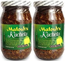 Matouk's Mango Kuchle Spiced Pickle 12.3oz Pack of 2 Exotic Condiment