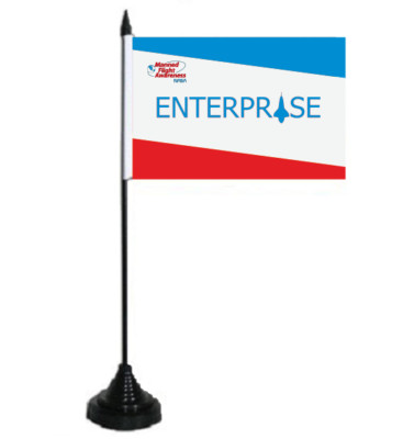 Tischflagge NASA Enterprise Spaceshuttle Tischfahne Fahne Flagge 10 x 15 cm