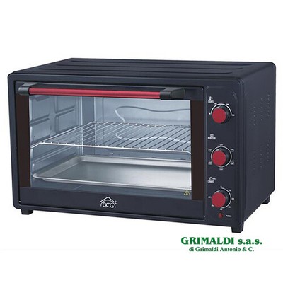 FORNO ELETTRICO MULTIFUNZIONE DCG 65L FORNETTO VENTILATO 2200W NERO MB9865  | eBay