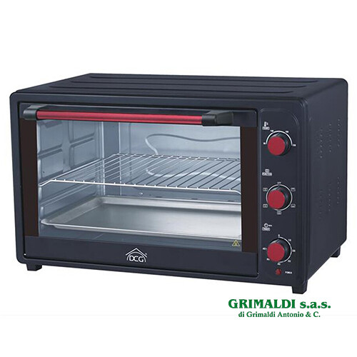 FORNO ELETTRICO MULTIFUNZIONE DCG 65L FORNETTO VENTILATO 2200W NERO MB9865  | eBay
