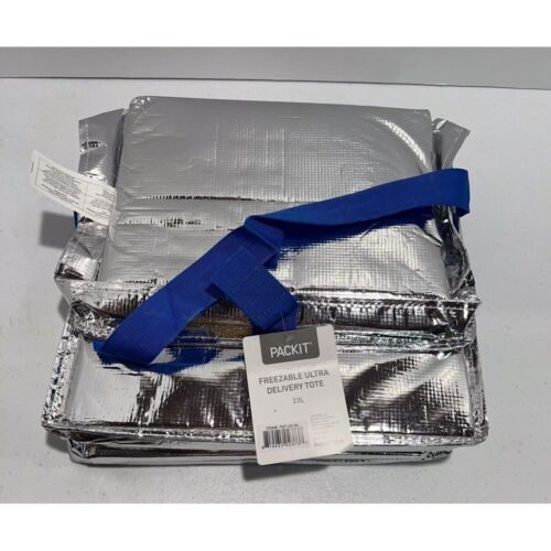 Freezable Delivery Tote 23L Insulated Reusable Grocery Bag PackIt Ultra