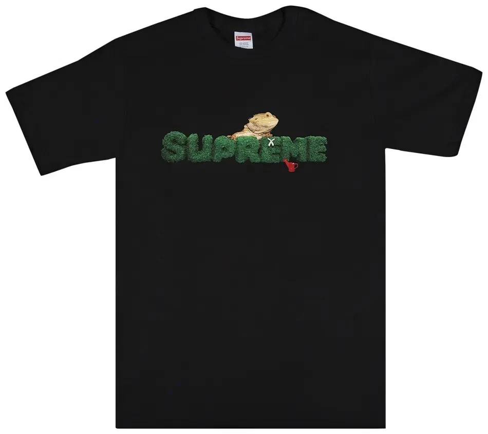 Tee shirt noir Supreme Lizard taille Medium SS20 NEUF AUTHENTIQUE