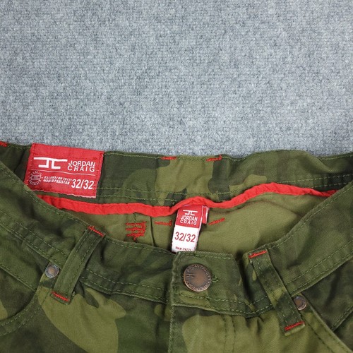 Jordan Craig camo Pants Mens 32x32 Regular Straight Chino Cotton Casual army - Picture 5 of 14