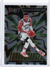2021-22 Panini Select Giannis Antetokounmpo Turbocharged #7 Milwaukee Bucks