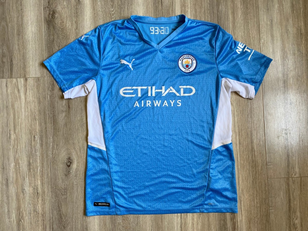 Manchester City Home football shirt 2021/2022 Jersey L Puma Manchester City Home football shirt 2021/2022 Jersey L Puma
