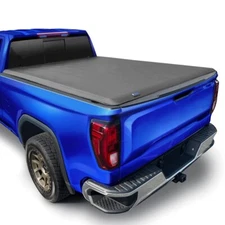 Tyger Auto T1 Soft Roll-up Truck Bed Tonneau Cover Compatible with 2019-24 Chevy