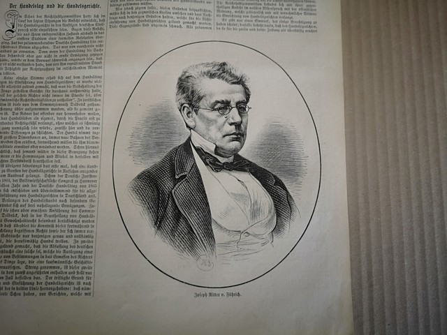 IZ Zeitungsdruck 1875 486 Joseph Ritter von Führich aus Kratzau Adel IZ Zeitungsdruck 1875 486 Joseph Ritter von Führich aus Kratzau Adel