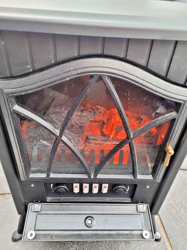 EGL Stove fire 1850W with flame effect, FREESTANDING HEATER, HATTON