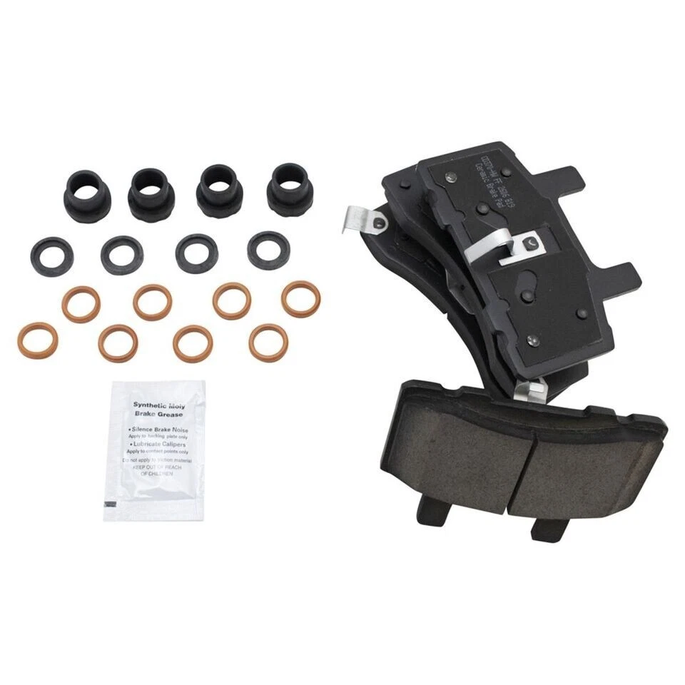Nuevo kit de pastillas de freno y rotor de disco de cerámica delantera con productos químicos para camioneta Chevy GMC SUV Foto 3 de 4