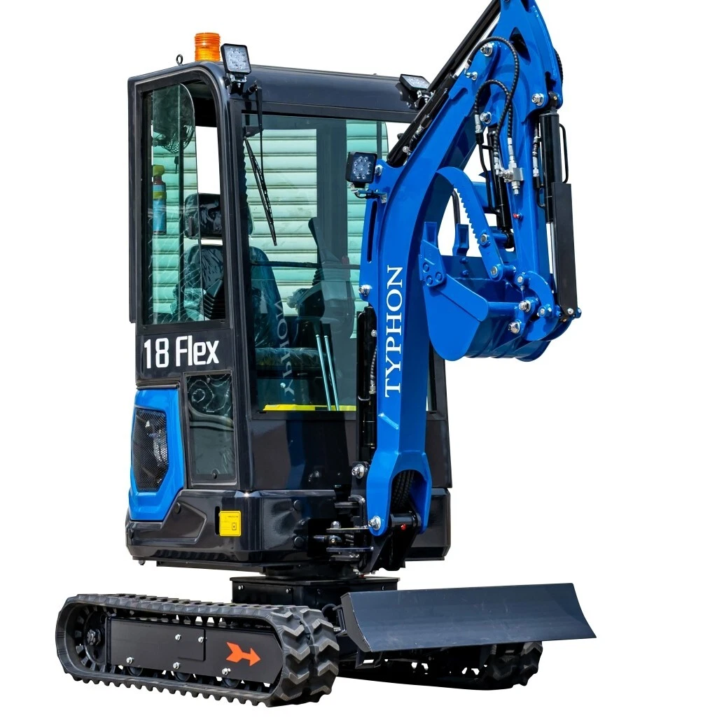 TYPHON 1.8 Ton Mini Excavator EPA Kubota D722 Diesel Engine
