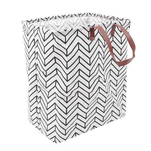 White Collapsible Laundry Hampers Multi-purpose Laundry Basket With Handle - Picture 9 of 10