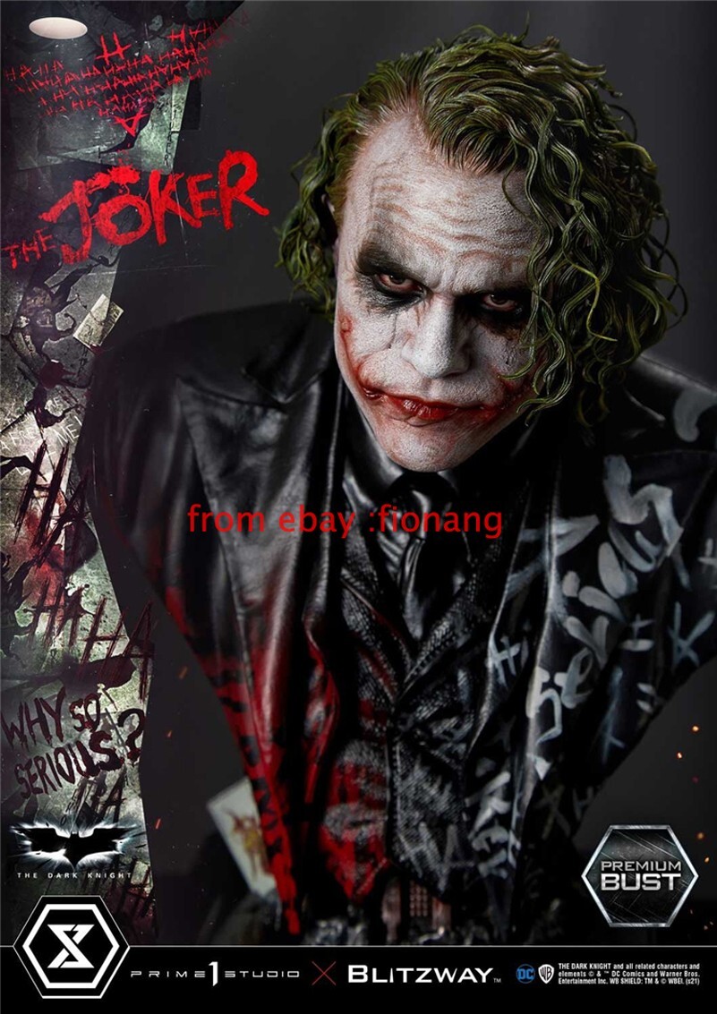 1/3 Prime 1 Studio Blitzway PBDC-08 Heath Ledger JOKER Bust Statue