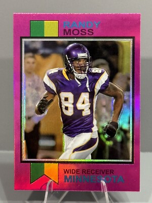 2023 Topps Composite Randy Moss Chrome 1973 Football | Pink Refractor