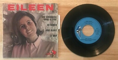 45 7'' FRENCH EP YEYE GIRL EILEEN UNE GRENOUILLE DANS LE VENT