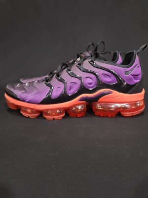 vapormax plus purple and orange
