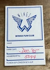 Beatles / Paul McCartney - Wings Fun Club 1985 Membership Card