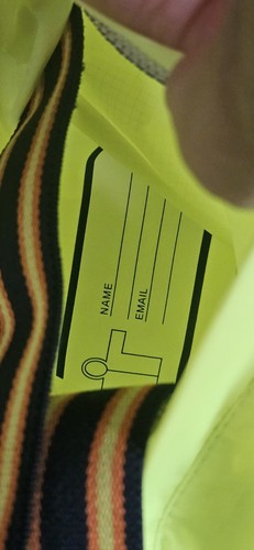 K-WAY designed Italy P LE VRAI 30. CLAUDE Yellow Soleil windbreaker 12Y - Picture 9 of 16
