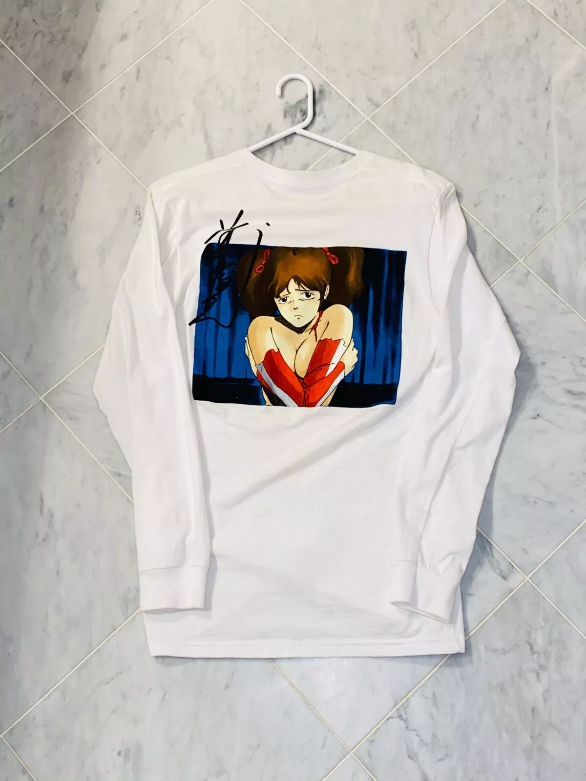 Chemise à manches longues Supreme Toshio Maeda Overfiend 2015 taille S 100% AUTHENTIQUE