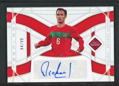 2022 RICARDO CARVALHO 84/99 AUTO PANINI NATIONA TREASURES AUTOGRAPHS