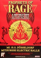 Prophets Of Rage - Make Germany Rage Again, DüSseldorf 2017 | Konzertplakat