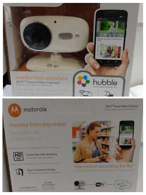 Motorola FOCUS86 Wi-fi HD Home Security Video Camera Digital Zoom Hubble