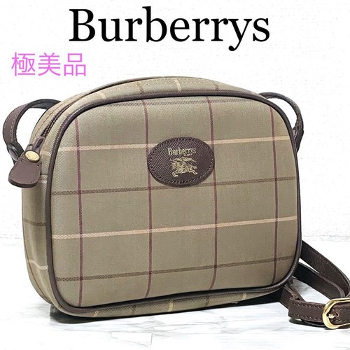 Burberrys Burberry Mini Shoulder Bag Vintage Canvas Khaki 07351c eBay