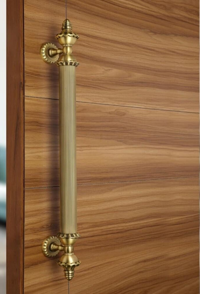 24'' MAIN DOOR HANDLE, BRASS ZINC ALLOY ANTIQUE FINSH FOR MAIN