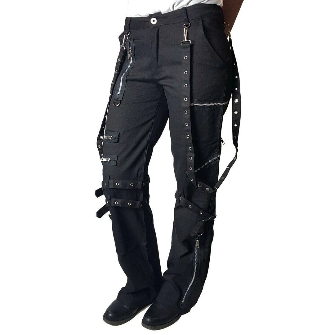 Black hotsell buckle pants
