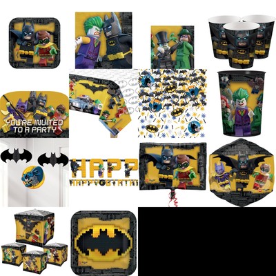 Lego Batman Birthday Party Decorations Table Wear Children Plate