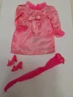 Vintage Barbie Little Bow Pink #1483 Dress Stocking Shoes Mod Mattel Japan 1970