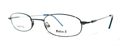Zimco Optics Retro Z #4 NEW eyeglass frame, 48-20-135 Gunmetal blue eyewear