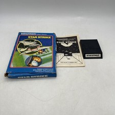 Star Strike Intellivision Game - White Label Variant - Tested Complete CIB