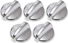 WB03T10284 Range Oven Knob Stainless Steel Finish AP4346312 PS2321076 -5 PACK